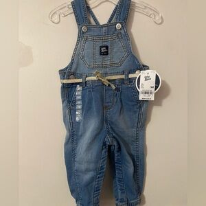 NWT Oshkosh B’Gosh Knit‎ Denim Overalls